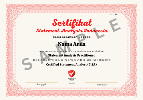 SAMPLE sertif wssa